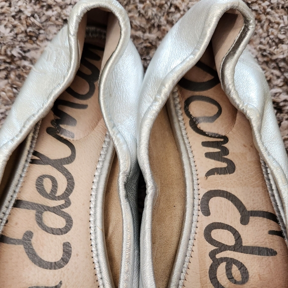 Sam Edelman Felicia Ballet Flats, Silver, Size 9.5 - Picture 9 of 9